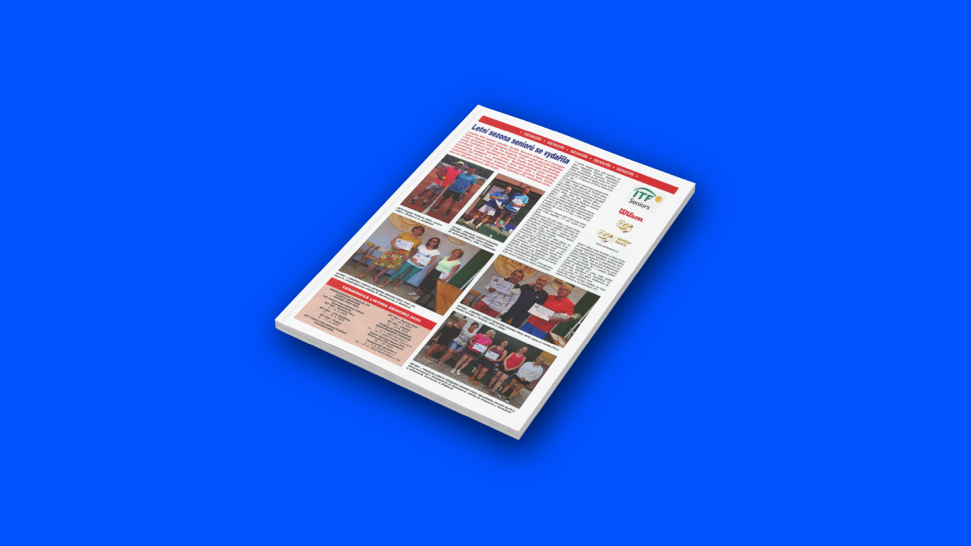 Content writing pro časopis Tenis